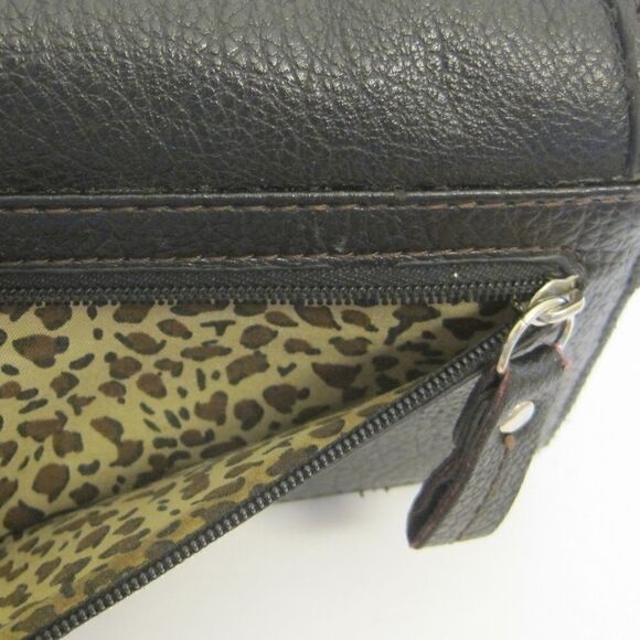 RELIC Womens Wallet Clutch Black Leopard - Picture 6 of 7